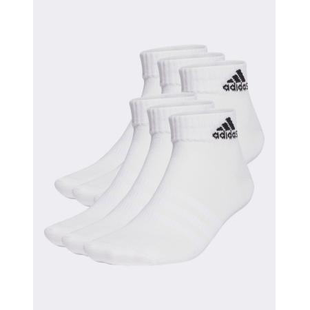 adidas Performance Thin and Light Sportkleding Set van 6 paar enkelsokken in wit