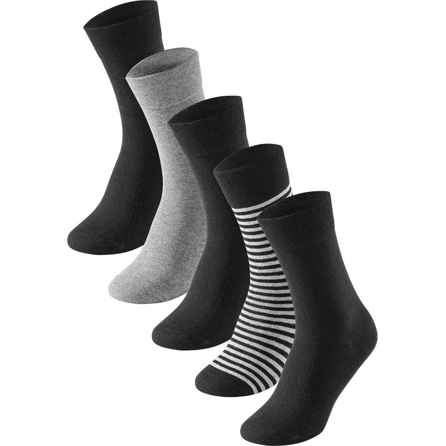 Schiesser SCHIESSER Sokken grijs gemêleerd / zwart / wit -