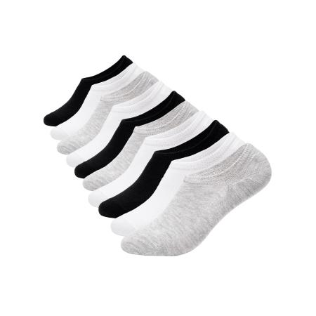 Occulto Occulto Enkelsokken Strolch grijs gemêleerd / zwart / wit