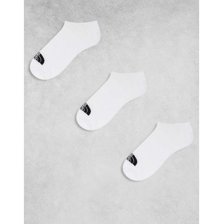 The North Face Set van 3 paar onzichtbare sportsokken in wit