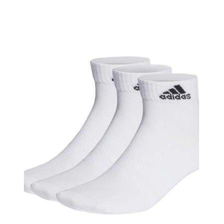 adidas performance Sportkleding Dunne en lichte enkelsokken, set van 3 paar in wit met zwart