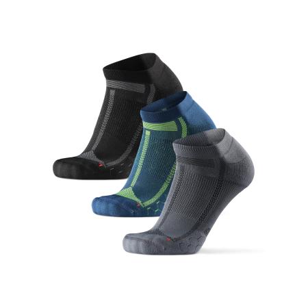 DANISH ENDURANCE DANISH ENDURANCE Sokken Long Distance Low blauw / grijs / groen / zwart