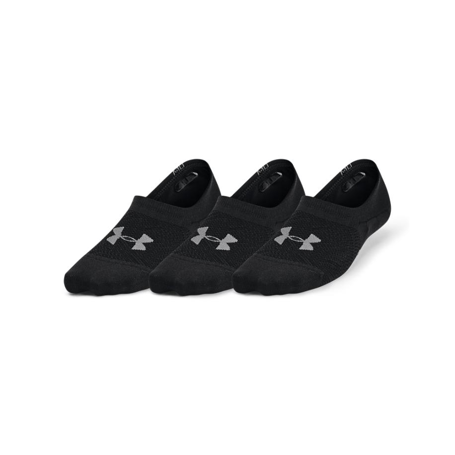 Under Armour Breathe Lite Ultra Low Liner sokken voor dames - 3 paar Zwart / Zwart / Pitch Grijs M Zwart