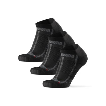 DANISH ENDURANCE DANISH ENDURANCE Sokken Long Distance Low grijs / bloedrood / zwart / wit