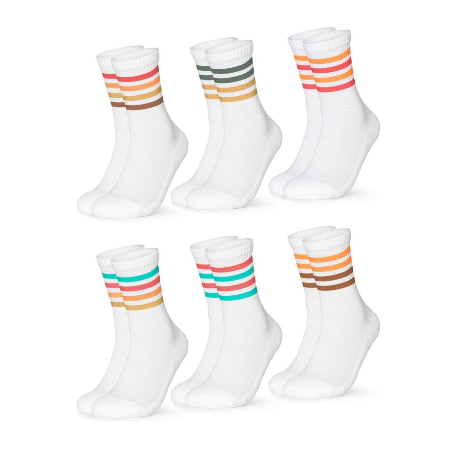 Occulto Occulto Sportsokken Roger gemengde kleuren / wit -