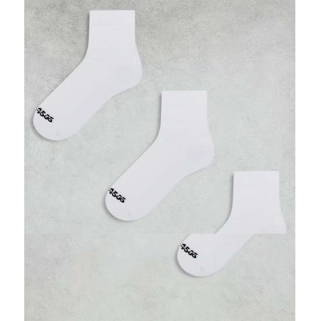 4505 Set van 3 paar antibacteriële sportsokken in wit