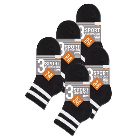 Nur Die Nur Die Sokken zwart / natuurwit