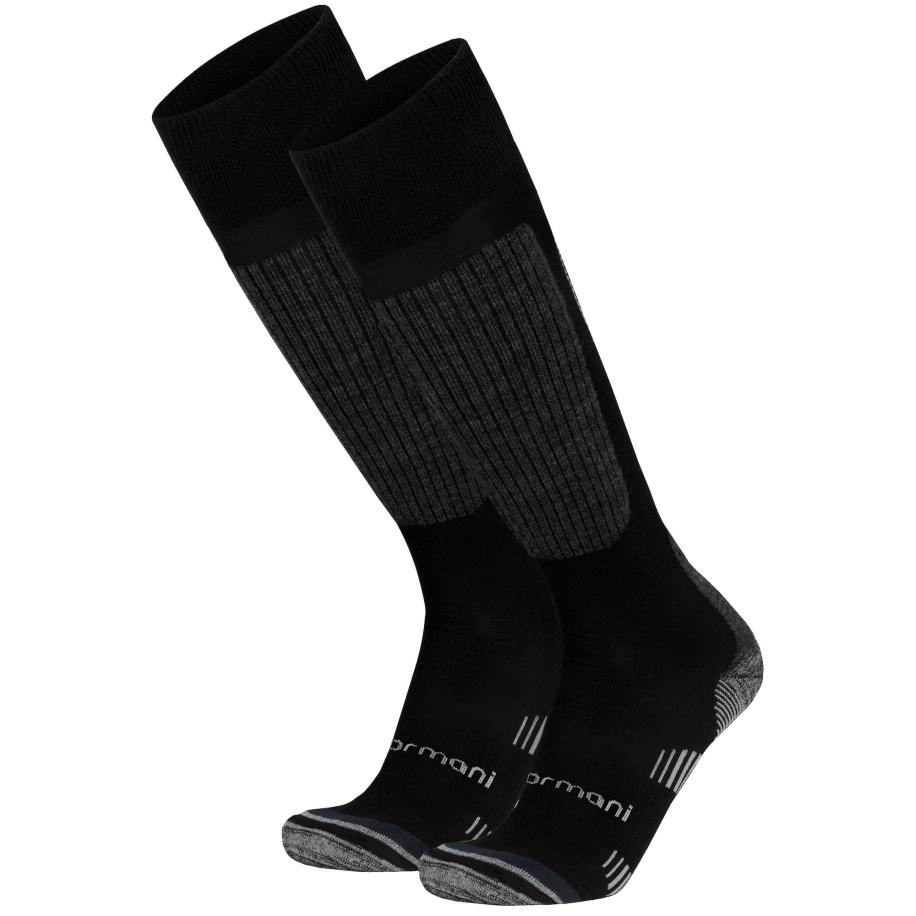 normani Sportsokken grijs / zwart Zwart