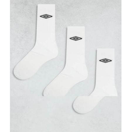 Umbro Set van 3 paar tennissokken in wit