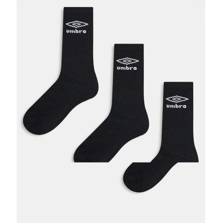 Umbro Set van 3 paar sokken in zwart