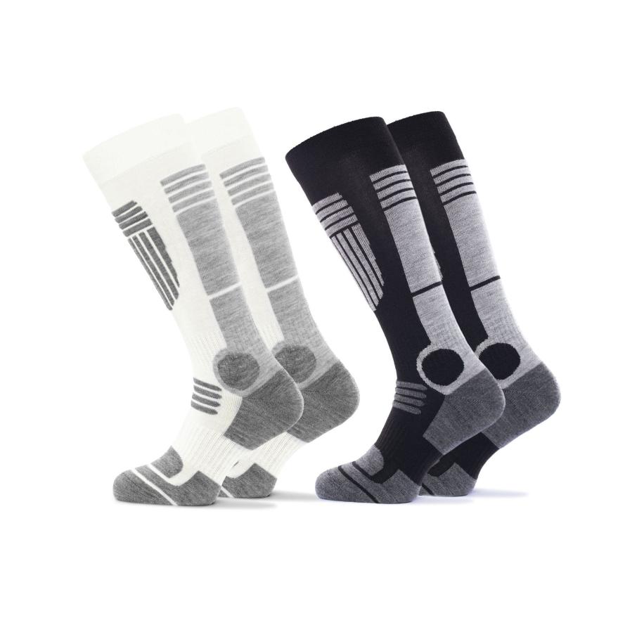 Occulto Occulto Sportsokken Ski Maria grijs / zwart / wit -