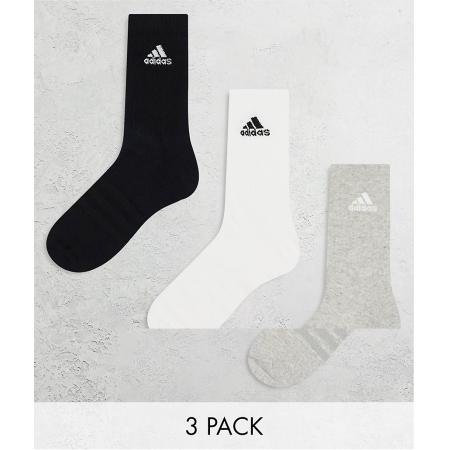 adidas Training Set van 3 paar tennissokken in verschillende kleuren-Veelkleurig