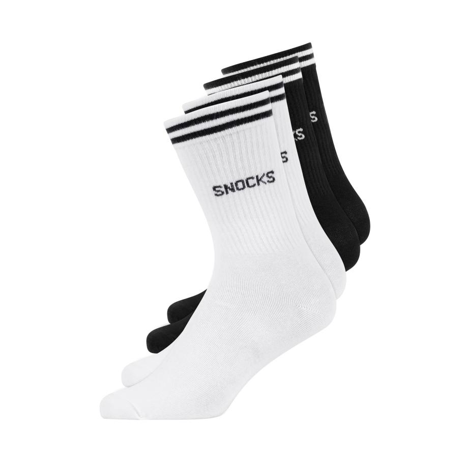 SNOCKS SNOCKS Sportsokken zwart / wit -