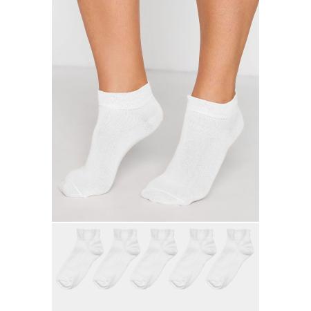 Yours Set Van 5 Paar Sportsokken In Witsize 41-44