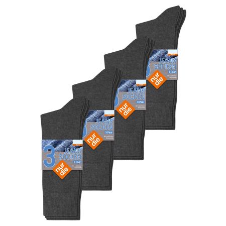 Nur Die Nur Die Sokken Jeans Socken grijs gemêleerd