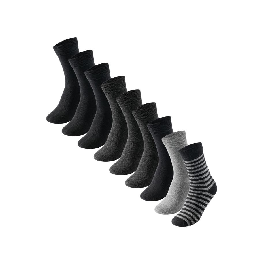 Schiesser uncover by SCHIESSER Sokken grijs / zwart -