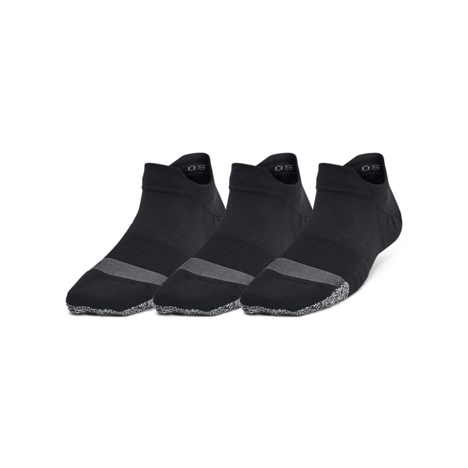 Under Armour Breathe Women's No Show Tab damessokken - 3 paar Zwart / Zwart / Jet Grijs ÉÉN MAAT Zwart
