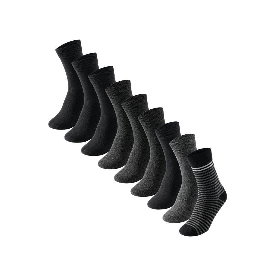 Schiesser uncover by SCHIESSER Sokken grijs / zwart / wit -