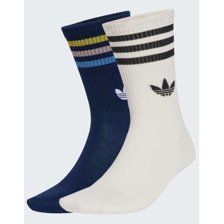 adidas Originals x Liberty London 2 paar sportsokken in multi / krijtwit-Veelkleurig
