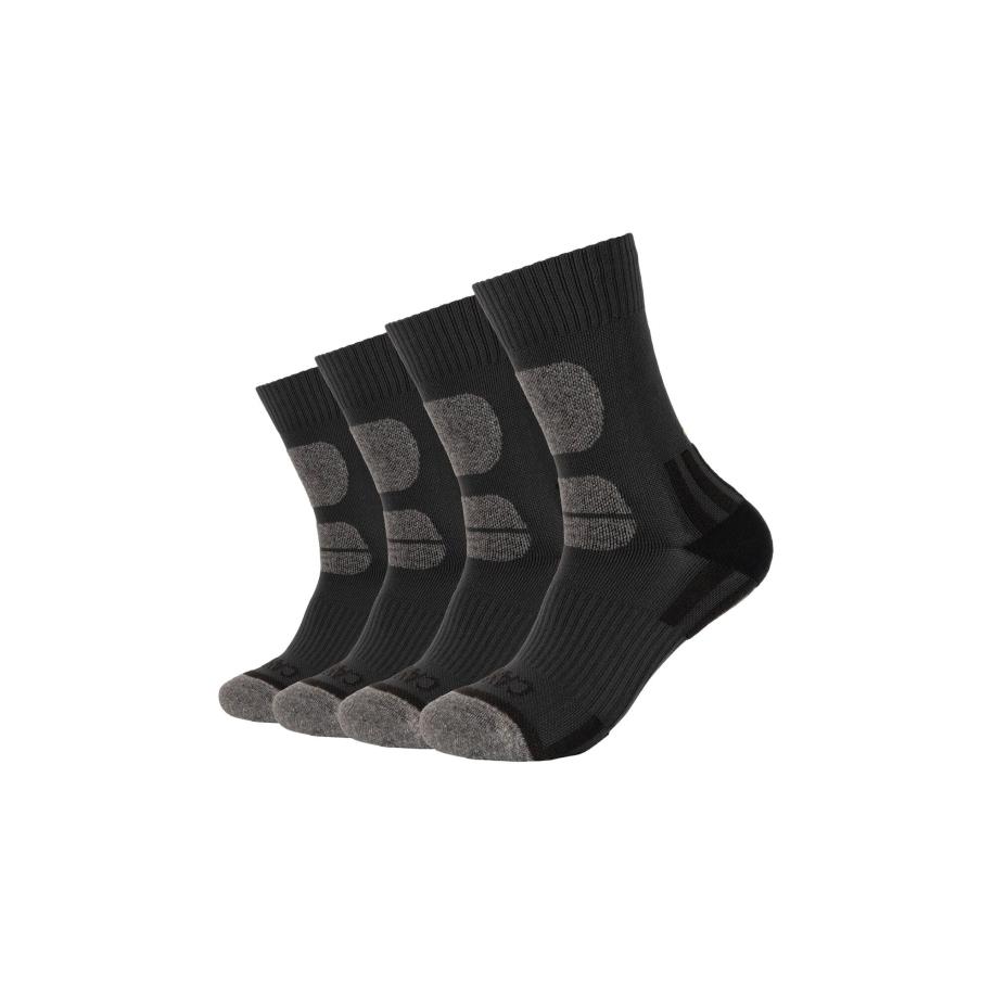 Camano camano Sportsokken grijs gemêleerd / zwart -