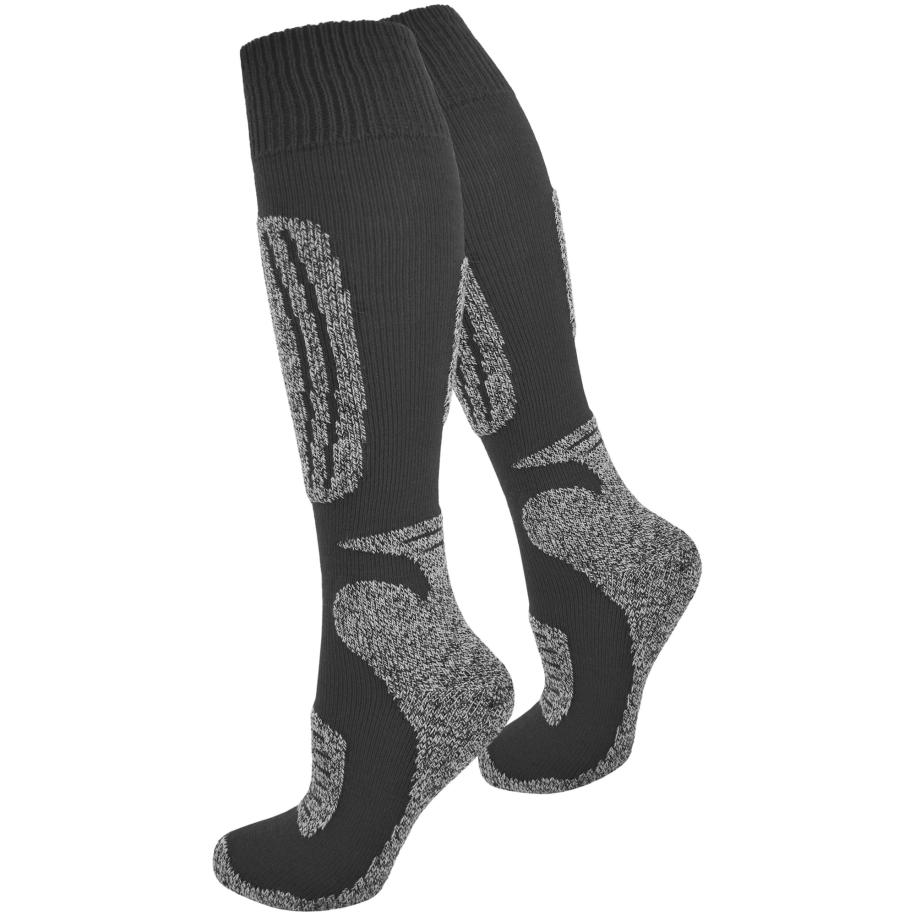 normani Sportsokken grijs gemêleerd / zwart Zwart