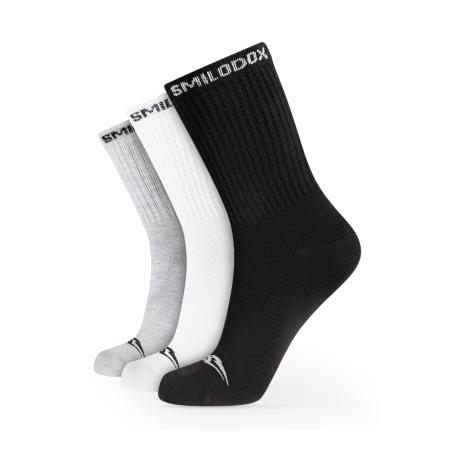 Smilodox Smilodox Sokken 3er Tennis Socks zwart