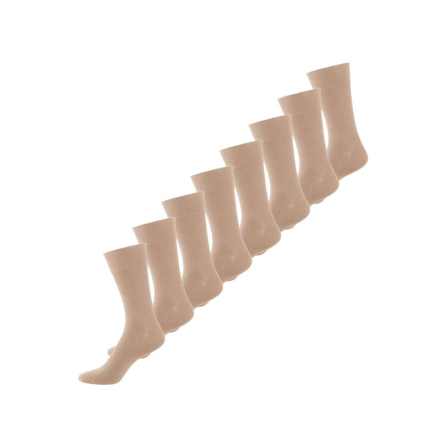 Nur Die Nur Die Sokken 98% Baumwolle weich atmungsaktiv beige -