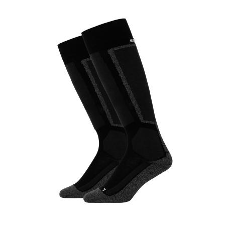 SNOCKS SNOCKS Sportsokken zwart / zwart gemêleerd