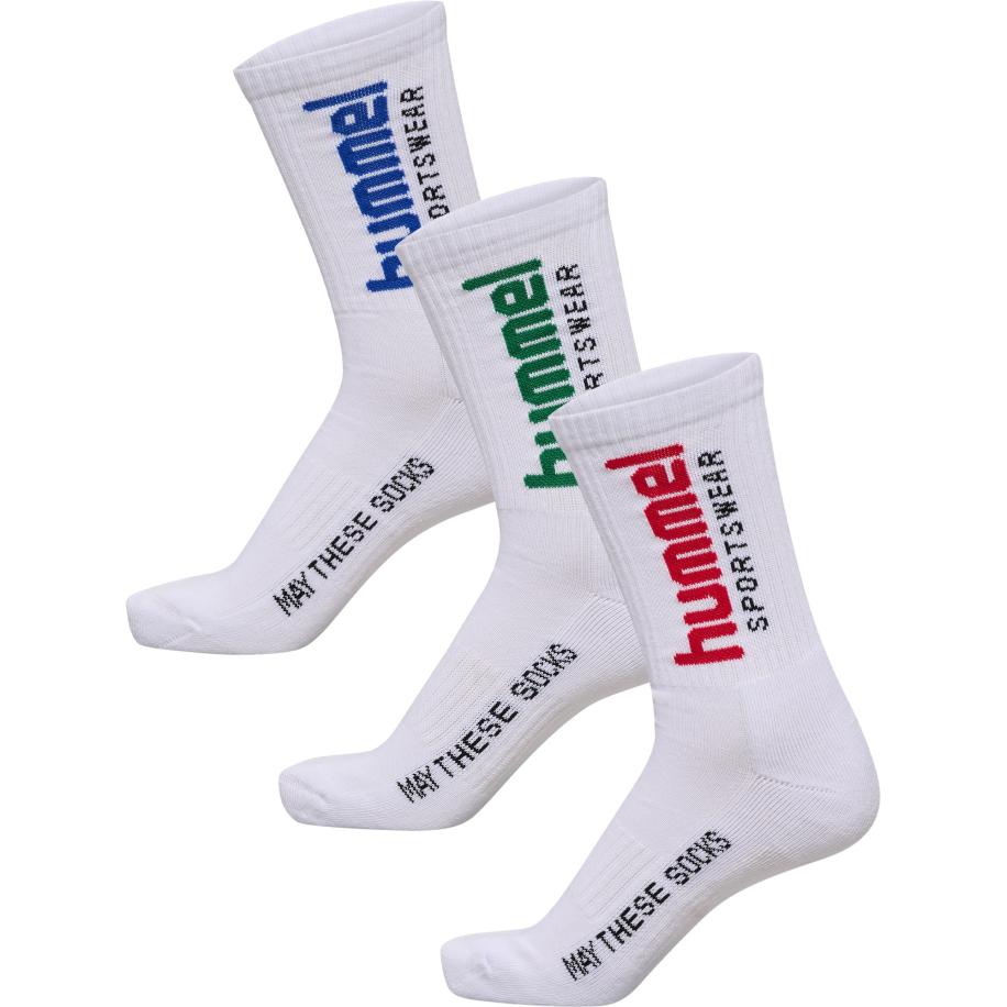 Hummel Hummel Sportsokken blauw / groen / rood / wit -