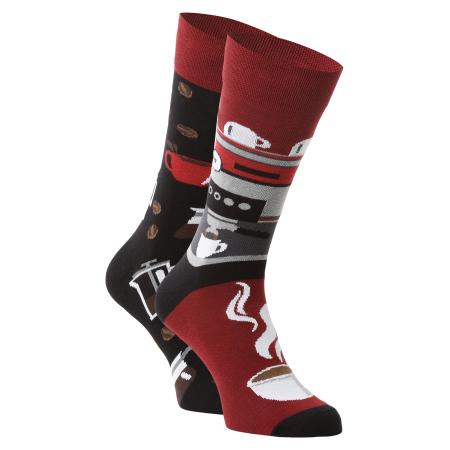 Many Mornings Sokken bloedrood