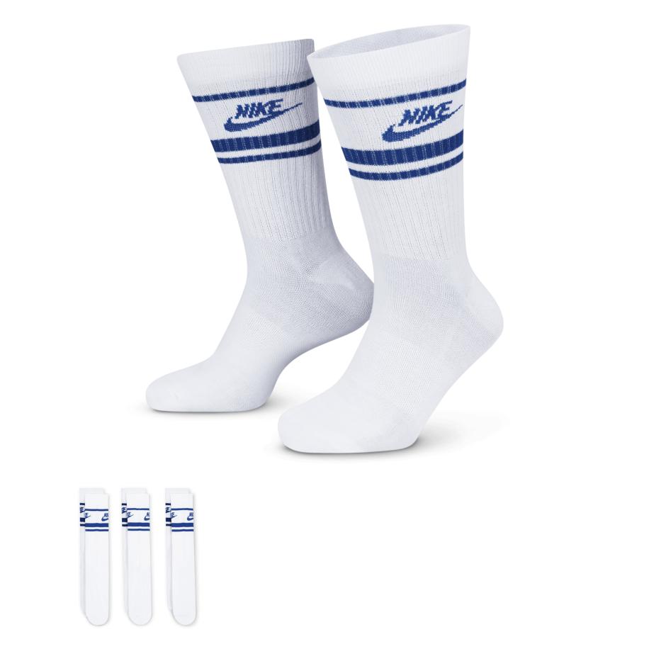 Nike Sportswear Dri-FIT Everyday Essential crew sokken (3 paar) - Wit Wit
