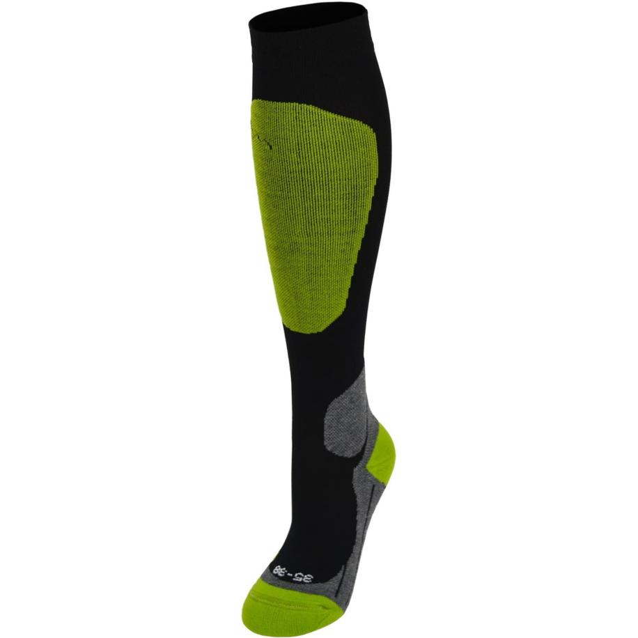 normani Sportsokken grijs / groen / zwart Zwart