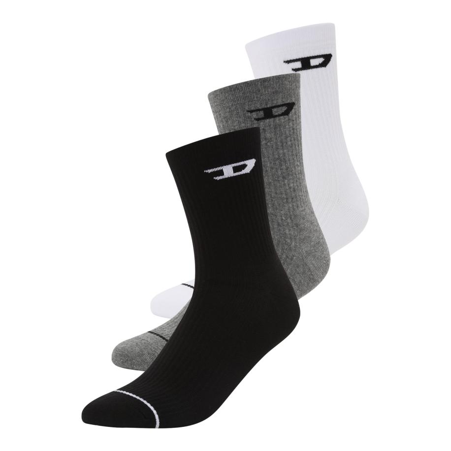 Diesel DIESEL Sokken antraciet / zwart / wit -