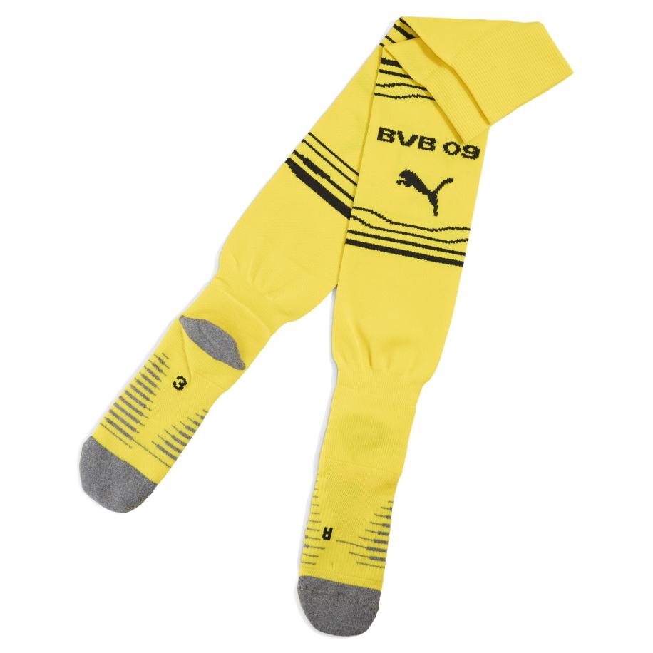 PUMA Sportsokken Borussia Dortmund 25/26 geel / grijs gemêleerd / zwart Geel