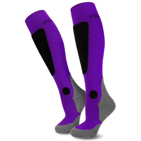 normani Sportsokken grijs gemêleerd / neonlila / zwart