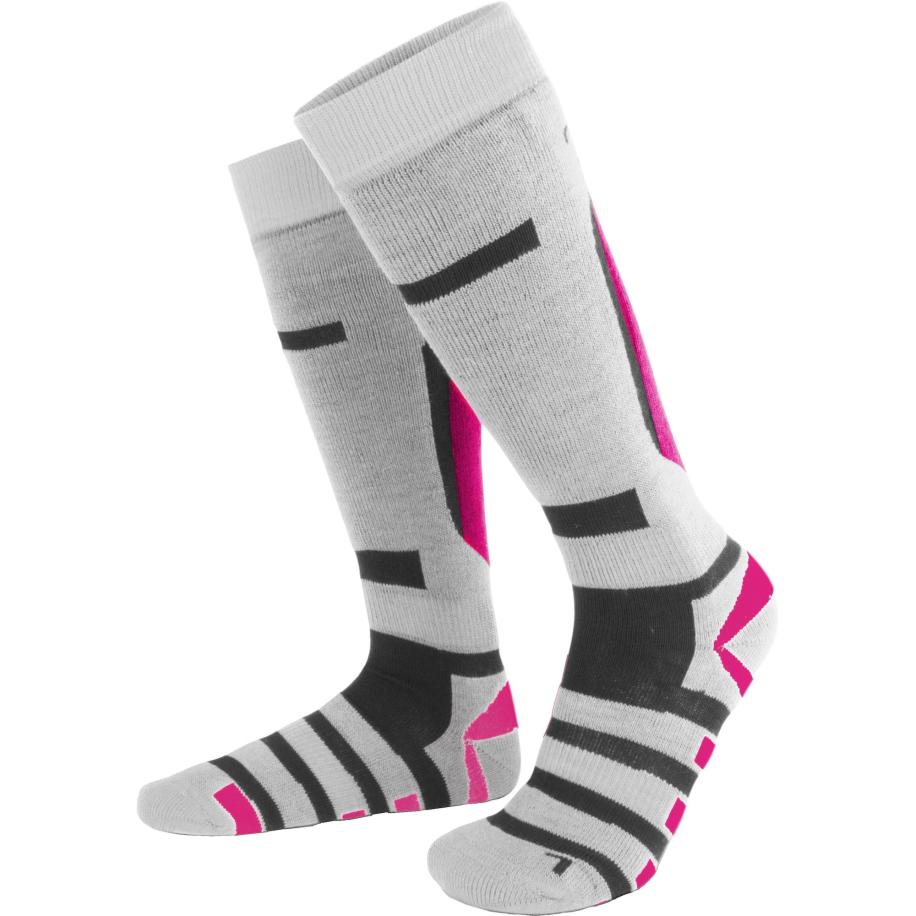 normani Sportsokken Ripp pink / zwart / wit / wit gemêleerd Wit