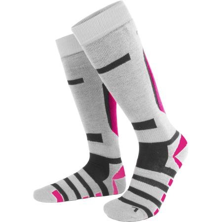 normani Sportsokken Ripp pink / zwart / wit / wit gemêleerd