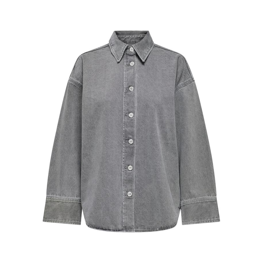 ONLY Tussenjas grey denim Grijs