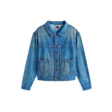 Tommy Jeans Tommy Jeans Tussenjas blauw denim