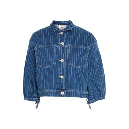 ICHI ICHI Tussenjas IHCILK blauw denim / offwhite