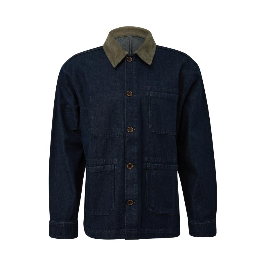 QS Tussenjas blauw denim / mokka Blauw