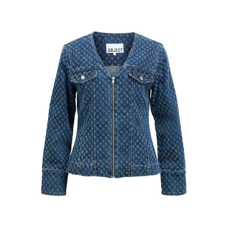 Object OBJECT Tussenjas OBJLUNA blauw denim -