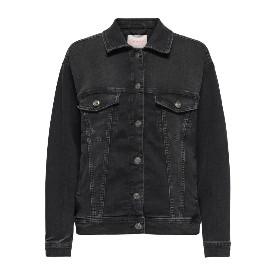 Only ONLY Tussenjas ONLKONA black denim -