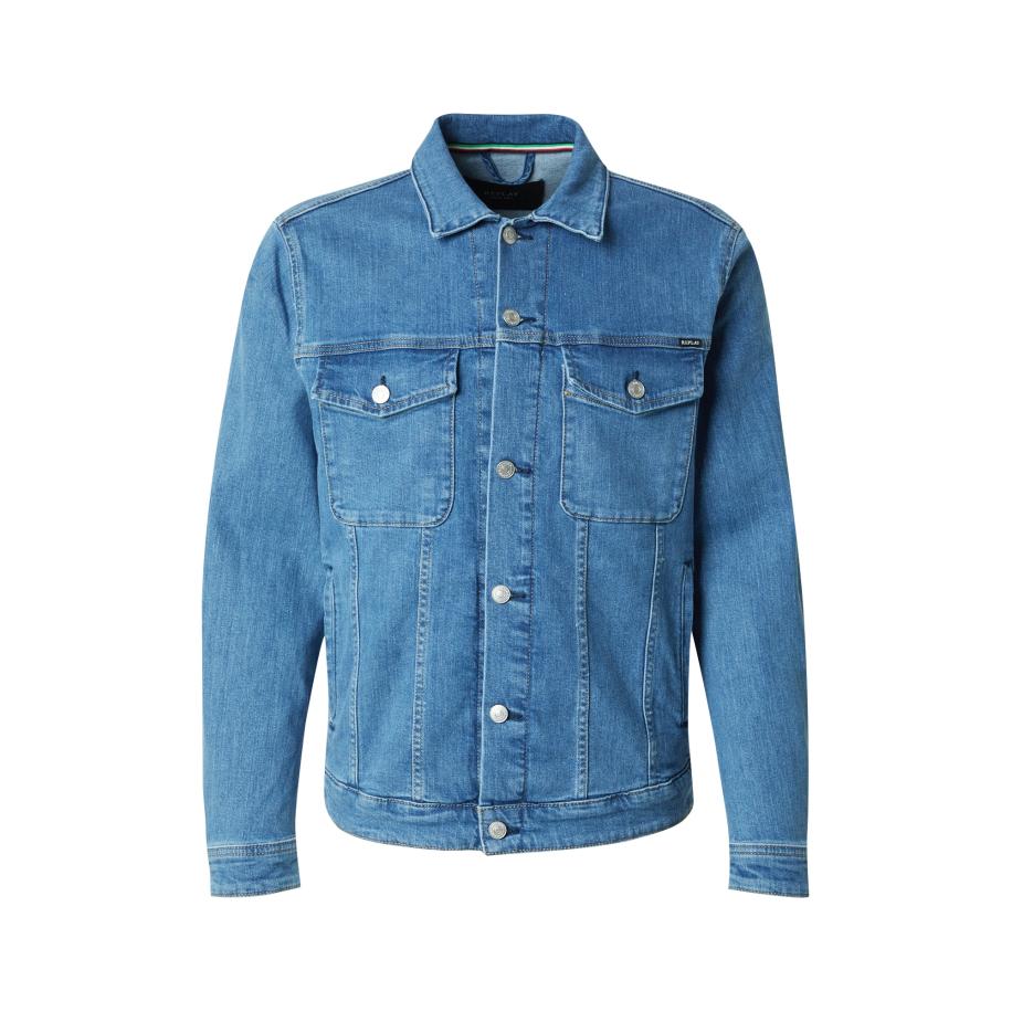 Replay REPLAY Tussenjas blauw denim -