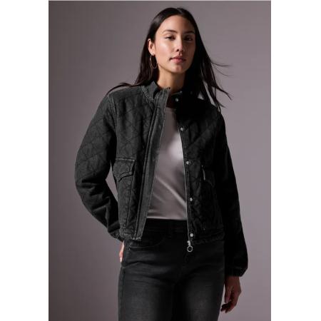 Street One Denim jack in gewatteerde look