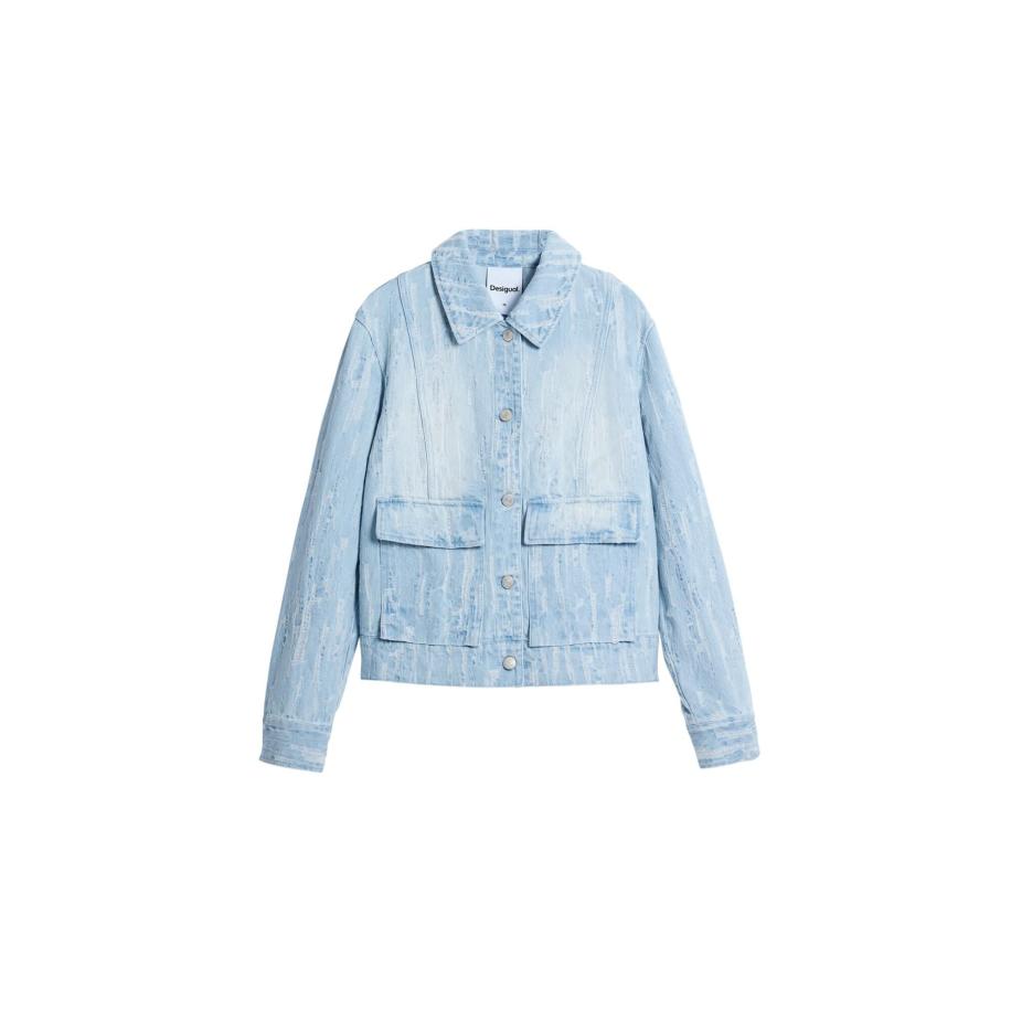 Desigual Desigual Tussenjas blauw denim -