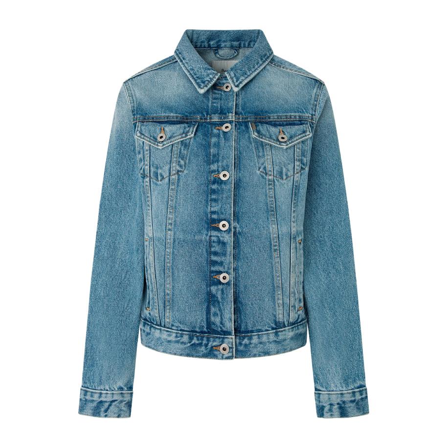 Pepe Jeans Tussenjas blauw denim Blauw