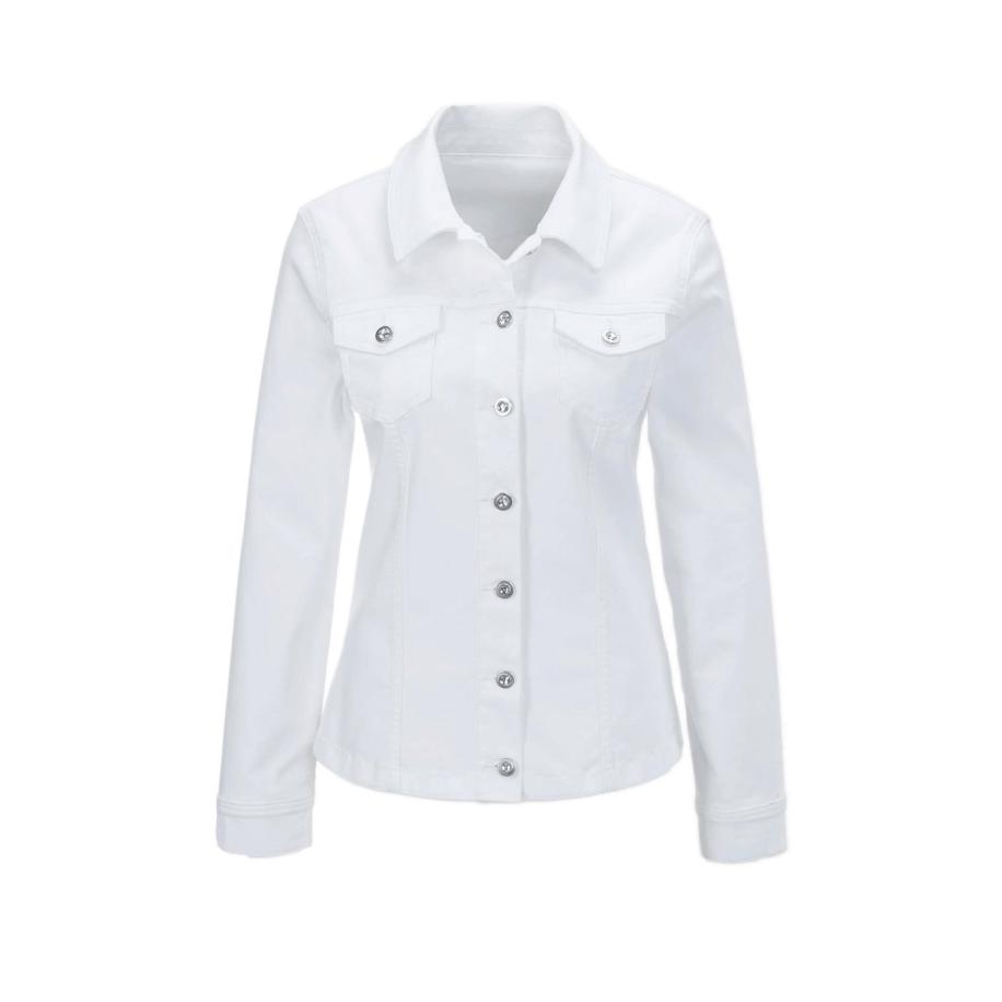 Goldner Goldner Tussenjas white denim -