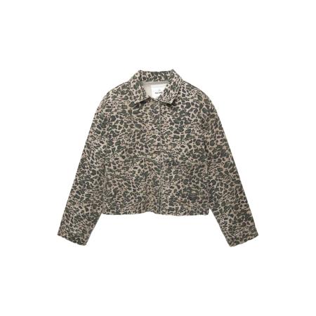 Pull&Bear Tussenjas beige / groen / zwart