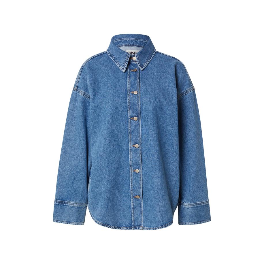Only ONLY Tussenjas blauw denim -